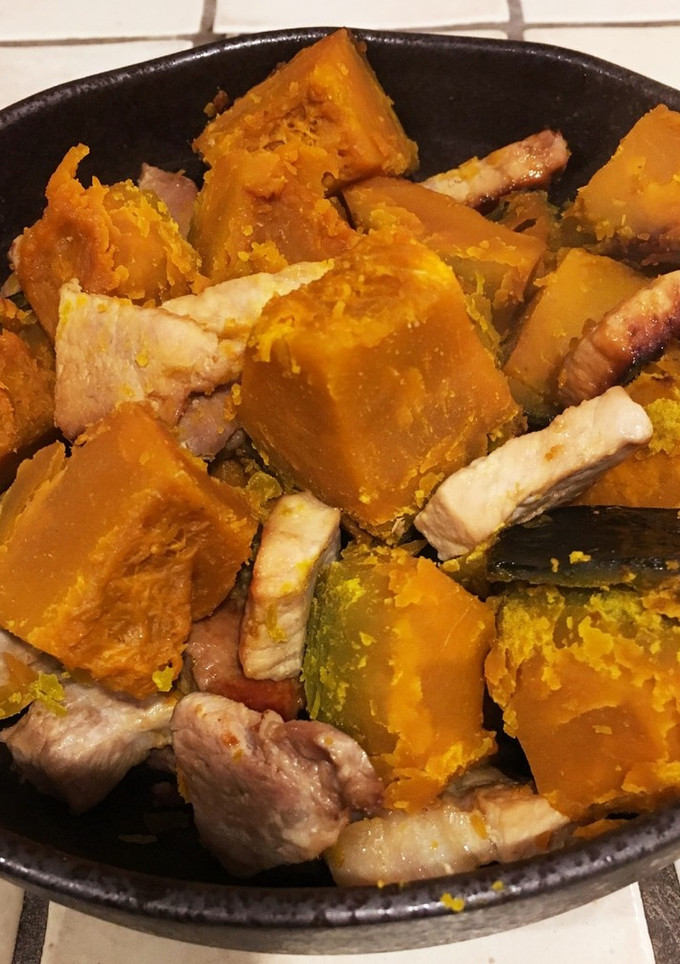 豚とかぼちゃの煮物-レシピのメイン写真