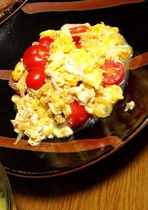 卵とトマトのオイスター炒め-レシピのメイン写真