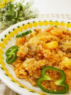 炊飯器☆簡単!トマトパエリア-レシピのメイン写真