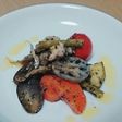 秋野菜とささみの黒ゴマ和風マリネ