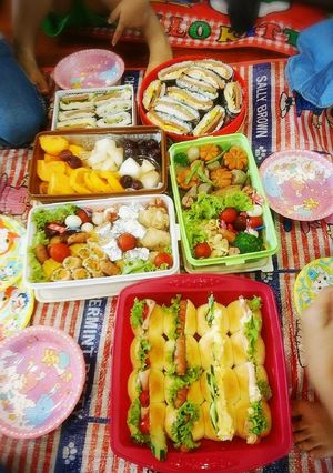 2017年☆幼稚園の運動会のお弁当 記録-レシピのメイン写真