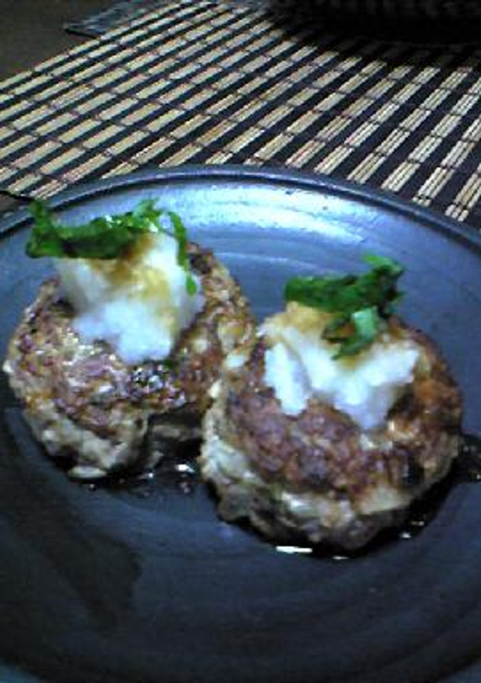 十分野菜の和風ハンバーグ-レシピのメイン写真