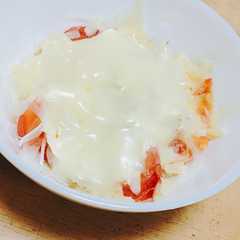 รูปของ レンチン簡単♪トマトとチーズのとろとろ〜