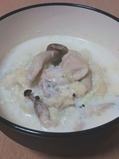鶏肉と白菜のゆず胡椒ミルク煮-レシピのメイン写真