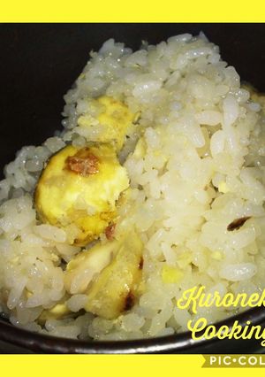 昆布茶でほんのり味つき栗おこわ☆-レシピのメイン写真