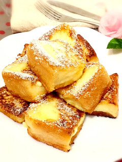 サクふわ食感♡揚げフレンチトースト-レシピのメイン写真