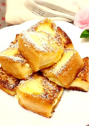 サクふわ食感♡揚げフレンチトースト-レシピのメイン写真