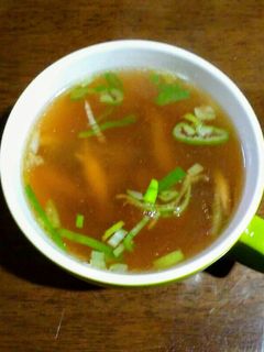 ぶなしめじとネギの醤油シャンタンスープ-レシピのメイン写真