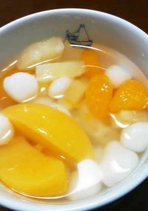 超簡単☆白玉で冷たいおやつ-レシピのメイン写真