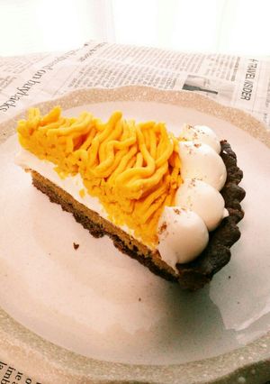 かぼちゃのモンブランタルト♪-レシピのメイン写真