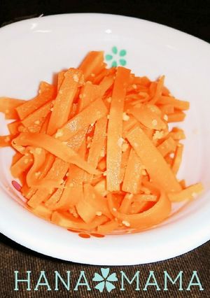 人参だけ！コンソメチーズ和え-レシピのメイン写真