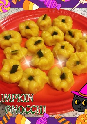 なにコレ♪かわいい♡かぼちゃのニョッキ-レシピのメイン写真