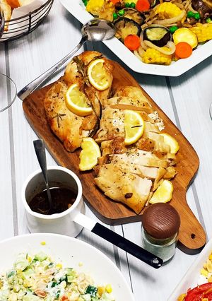 レモンのローストチキン-レシピのメイン写真
