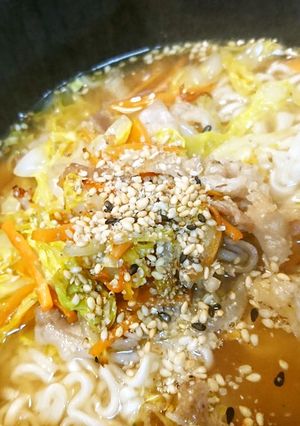 ほっかほか持続とろみラーメン♪-レシピのメイン写真