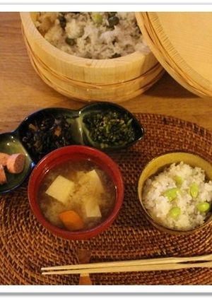 旬。枝豆ご飯。-レシピのメイン写真