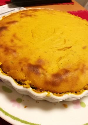 糖質制限:しっとりパンプキンチーズケーキ-レシピのメイン写真