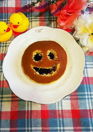 ハロウィンにどら焼きでオバケを作ろう！-レシピのメイン写真