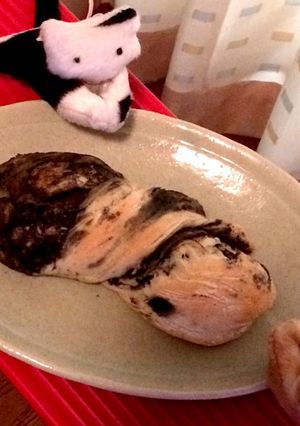 黒ごまのねじりパン♡-レシピのメイン写真