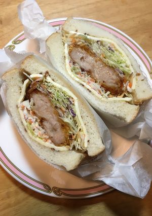 ファミチキ先輩サンド-レシピのメイン写真