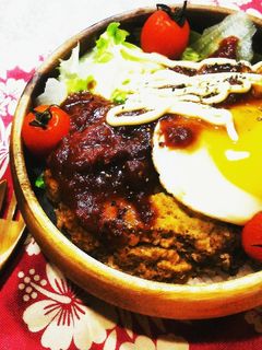 簡単ハワイアン!残り物でロコモコ-レシピのメイン写真