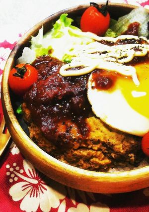 簡単ハワイアン！残り物でロコモコ-レシピのメイン写真