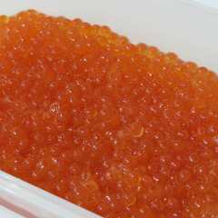 A picture of 自家製 イクラの醤油漬け.