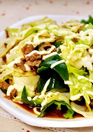 パパッと簡単、豚野菜炒め-レシピのメイン写真