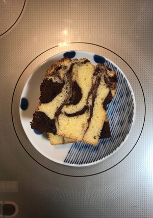 ココアマーブルパウンドケーキ-レシピのメイン写真