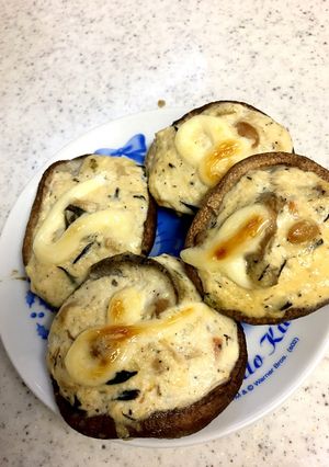 しいたけのマヨ豆腐焼き-レシピのメイン写真