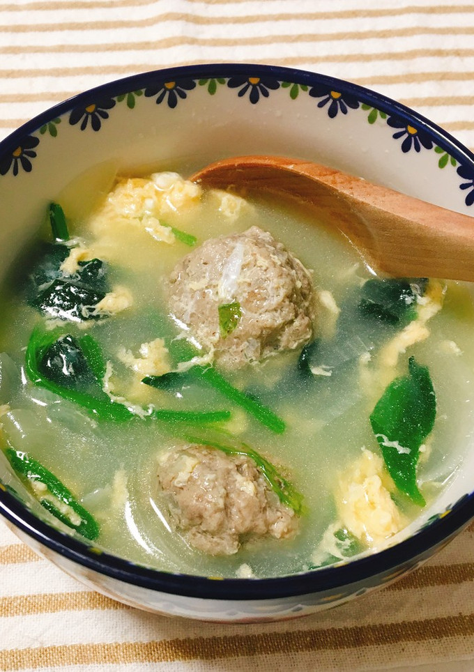 ☆栄養満点☆ほうれん草と卵のスープ☆-レシピのメイン写真