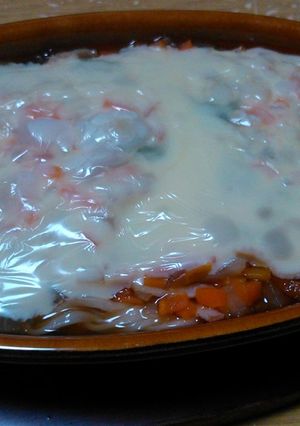 オニオンスープグラタンラーメン-レシピのメイン写真