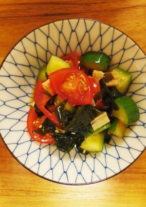 ぽん酢で簡単☆即席カニカマサラダ-レシピのメイン写真