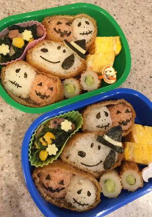 キャラ弁 ＊ ハロウィン スヌーピー-レシピのメイン写真