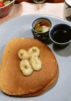 ベジタリアンの自家製パンケーキミックス-レシピのメイン写真
