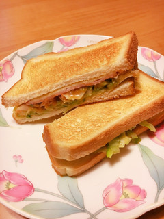 キャベツハムチー★トーストサンド-レシピのメイン写真