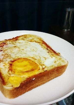 卵とベーコンのホットトースト★-レシピのメイン写真