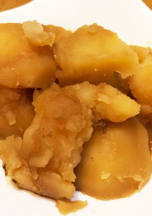 煮崩れしたジャガイモ醤油煮-レシピのメイン写真