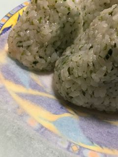 青のりおにぎり-レシピのメイン写真
