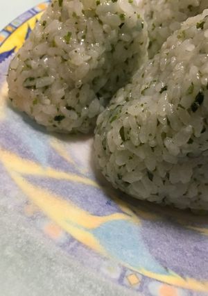 青のりおにぎり-レシピのメイン写真