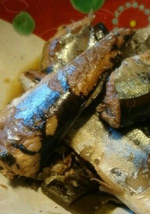 梅酢消費に♪梅酢でさんま煮-レシピのメイン写真