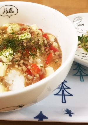 完了食 中華風豆腐どんぶり-レシピのメイン写真