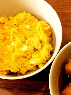 余った煮物でかぼちゃクリームチーズサラダ-レシピのメイン写真