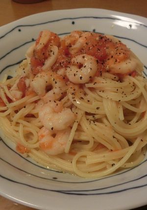 海老のトマトソーススパゲッティー-レシピのメイン写真