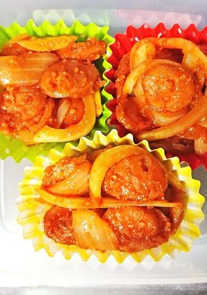 お弁当用 ウインナーのケチャップ炒め-レシピのメイン写真