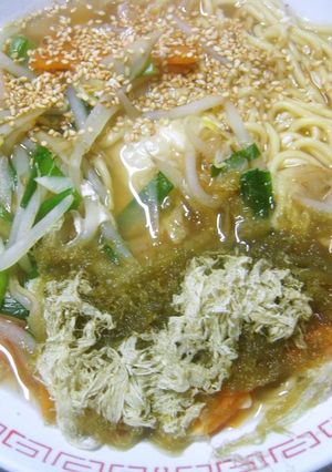 ごぼうとろろ昆布ラーメン-レシピのメイン写真