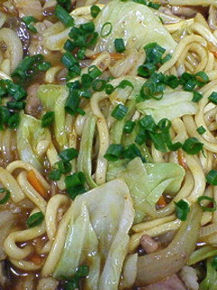 ホルモンDE焼きうどん-レシピのメイン写真