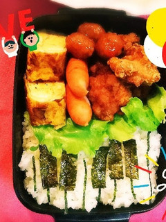 キャラ弁。ピアノ2。-レシピのメイン写真