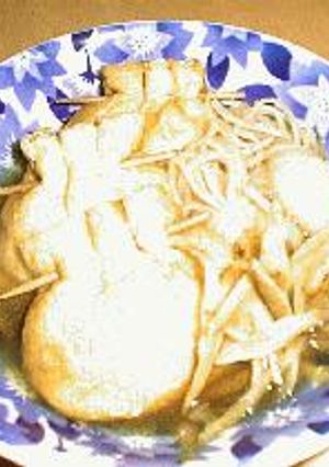 とり団子きんちゃく煮　ゴボウの香り-レシピのメイン写真