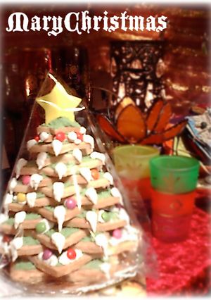 サクサククッキーdeクリスマスツリー☆-レシピのメイン写真