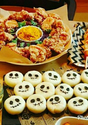 ハロウィンメニュー☆市販品でスカル他♪-レシピのメイン写真